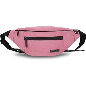 Large Crossbody Fanny Pack with 4-Zipper Pockets Gym Sports Festival Workout
